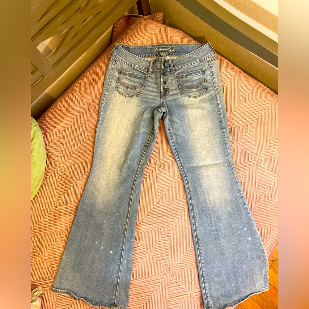 American Eagle Button Up Flare